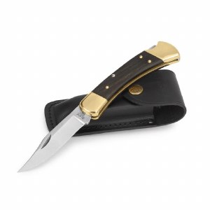 Additional picture of Buck Knife Folding Hunter Ebony Hardwood 9210