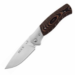 Additional picture of Buck Knife Small Selkirk 4" Micarta Fixed w/Molded Sheath 0853BRS-B