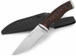 Additional picture of Buck Knife Small Selkirk 4" Micarta Fixed w/Molded Sheath 0853BRS-B