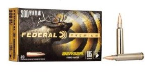 Federal Premium 300 Win Mag Berger Hybrid 185gr