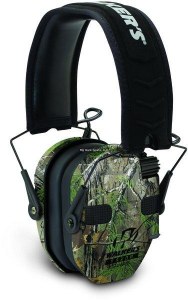 Walker's Razor Quad Electronic Muffs Camo 23DB