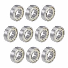 0.500" ID X 1.125" OD X 0.3125" W  RADIAL/DEEP GROOVE BALL BEARING, DOUBLE SHIELDED