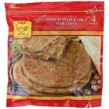 Vegetable Paratha 4pc