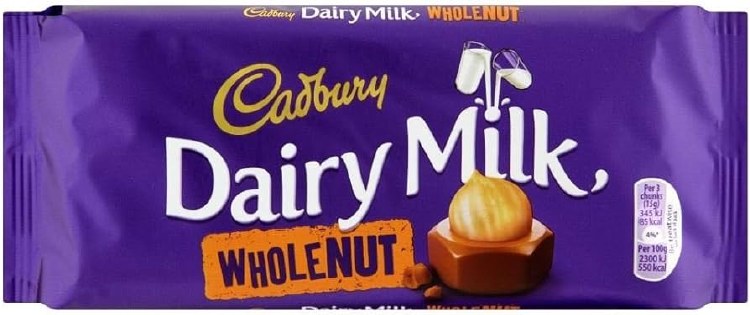 Dairy Milk Wholenut 120g
