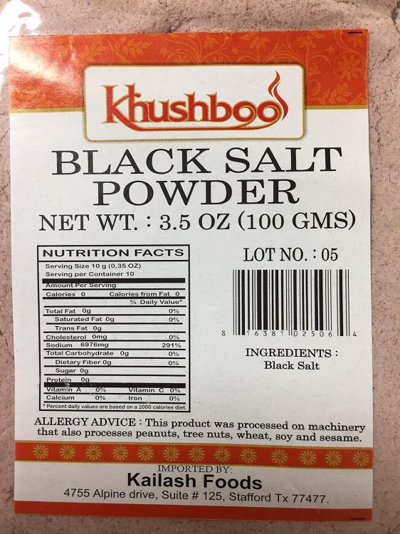 Black salt 3.5oz