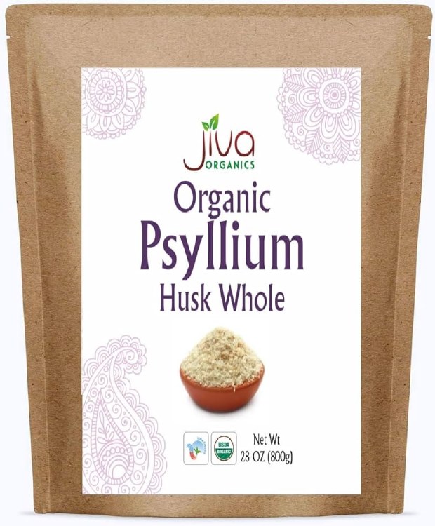 Org psyllium husk whole 24oz