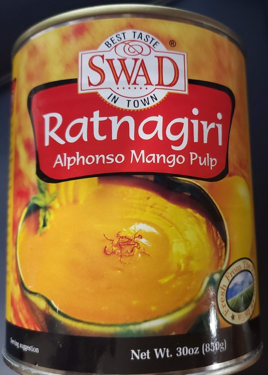 Ratnagiri mango pulp 850