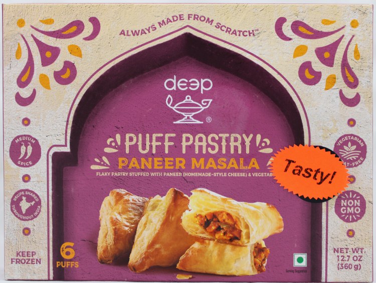 Puff Pastry Paneer Masala 6ct