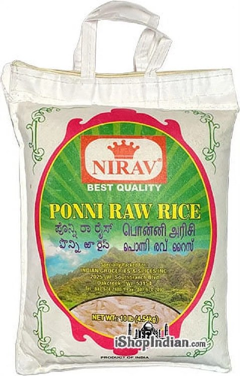 Ponnio Raw Rice 10lb