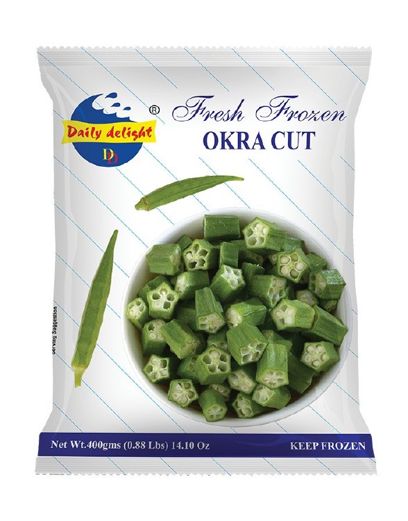 okra cut 400g