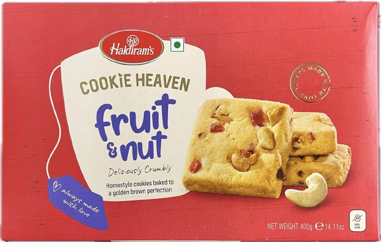 Cookeie heaven Fruit & nut 400g