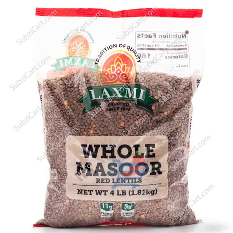 Masoor Whole  4lbs