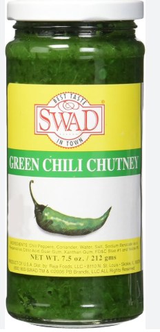 Gr chillli chutney 7.5oz