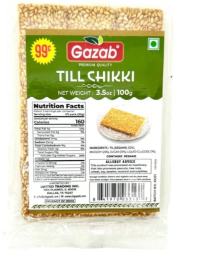peanut chikki 100g