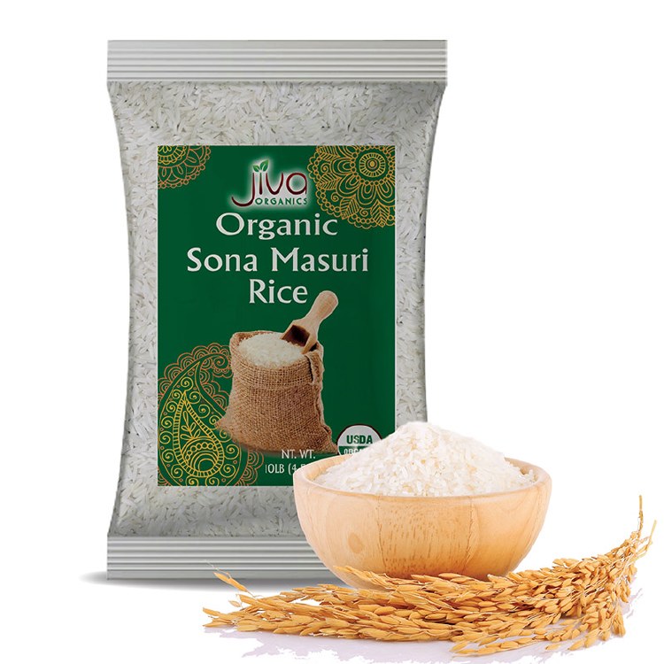 Sona Masoori Rice Organic Hand Pounded  10lbs