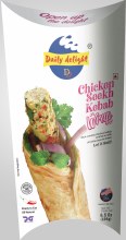 Chicken Seekh Kabab Wrap 185g
