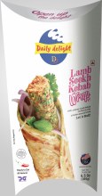 Lamb Seekh Kebab Wrap 185g