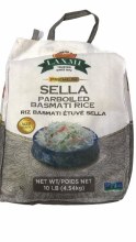 Sella XL Parboiled Basmati Rice 10lbs