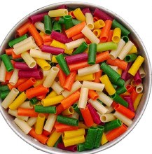 Fryum pipe coloured 200g