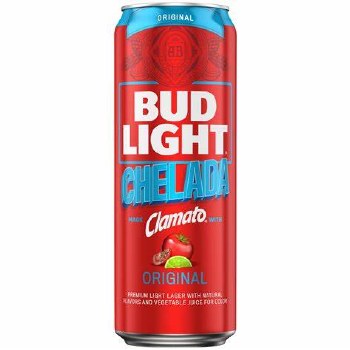 BUDWEISER CHELADA CLAMATO 25 OZ