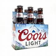 COORS LIGHT 6 PK BTL
