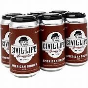 CIVIL LIFE BREWING Co. AMERICAN BROWN ALE 6 PK