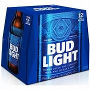 BUD LIGHT 12 PK BTLS