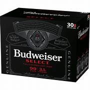 BUDWEISER SELECT 30 PK CAN