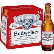 BUDWEISER 12 PK BTLS