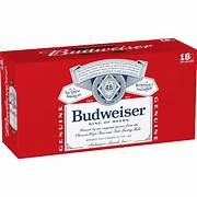 BUDWEISER 18 PK CAN