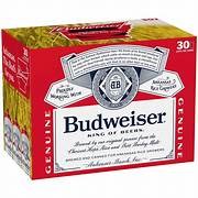 BUDWEISER 30 PK CAN