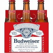 BUDWEISER 6 PK BTLS