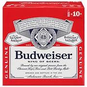 BUDWEISER 8 PK ALUMINUM BTLS