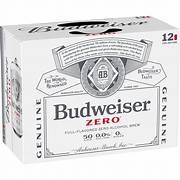 BUDWEISER ZERO 12 PK CAN