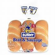 BUNNY BREAD BRAT & SAUSAGE BUN 6 PK