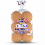 BUNNY BREAD RESTAURANT STYLE 12 PK