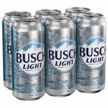 BUSCH LIGHT 6 PK CAN