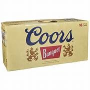 COORS BANQUET 18 PK CAN