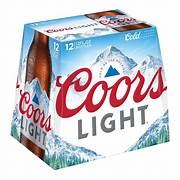 COORS LIGHT 12 PK BTL