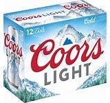 COORS LIGHT 12 PK CAN