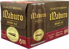 CIGAR CITY BREWING MADURO BROWN ALE 6 PK CAN