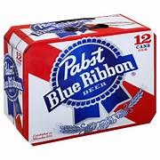PABST BLUE RIBBON 12 PK CAN