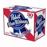 PABST BLUE RIBBON 30 PK CAN
