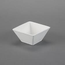 21781 - Square Mini Bowl      4.5"W x 2.5"H