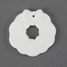 31519 - Wreath Ornament     3.25"Dia. x 0.25"H