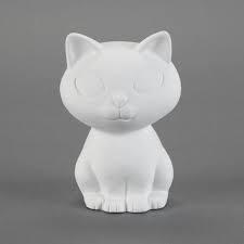 31808 - Retro Kitty Bank       4.25"L x 4.25"W x 6.5"H