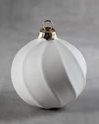 35974 - Ribbon Striped Ornament     3.25"Dia. x 3.75"H