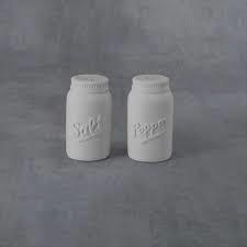 38250 - Mason Shakers Salt & Pepper     4"Dia. x 2"W x 3.5"H