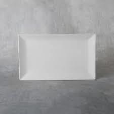 38312 - Square Coupe Platter     14"L x 8.5"W x 1"H