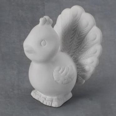 38420 - Tiny Tot Grace the Peacock     4.75"L x 2.25"W x 2.5"H